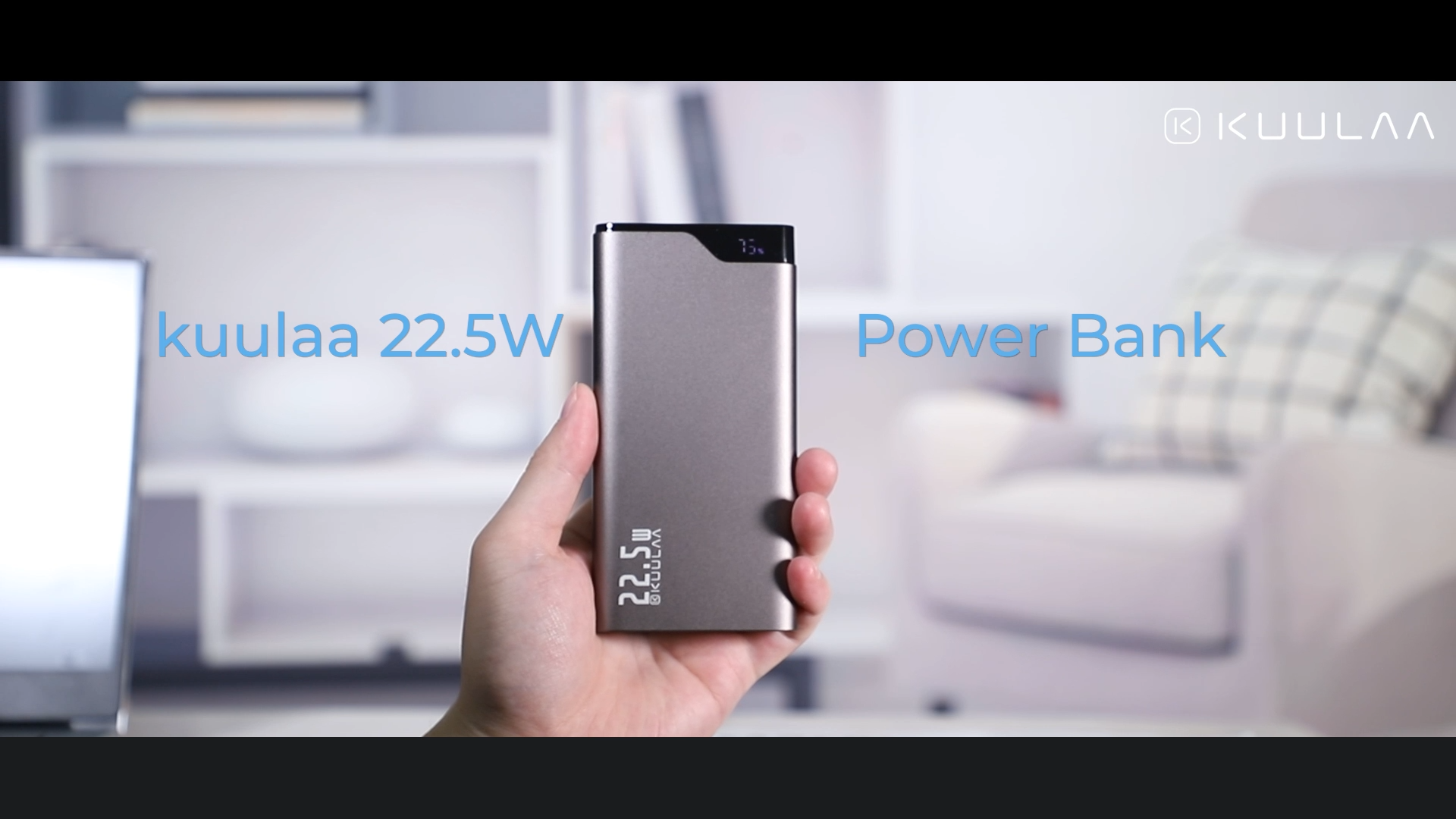 KUULAA 10000mAh Power Bank 22.5W Fast Charging Portable PowerBank With LED Indicator Light, Suitable For iPhone Samsung, Huawei, Xiaomi, etc.