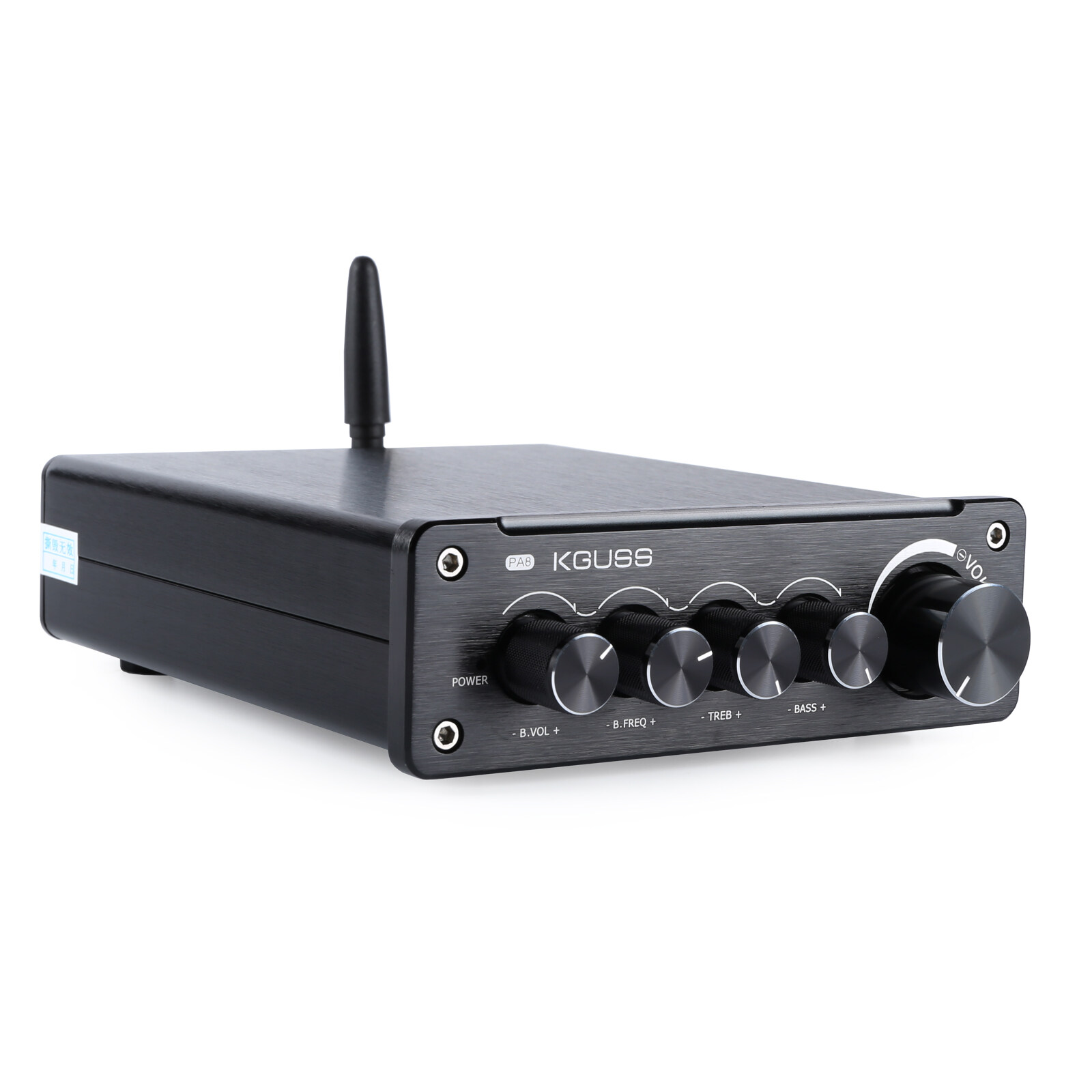 KGUSS PA8 High Power 2.1 Channel Digital Power Amplifier TPA3255 Fever HIFI Subwoofer Home Amplifier Bluetooth QCC3034 APT