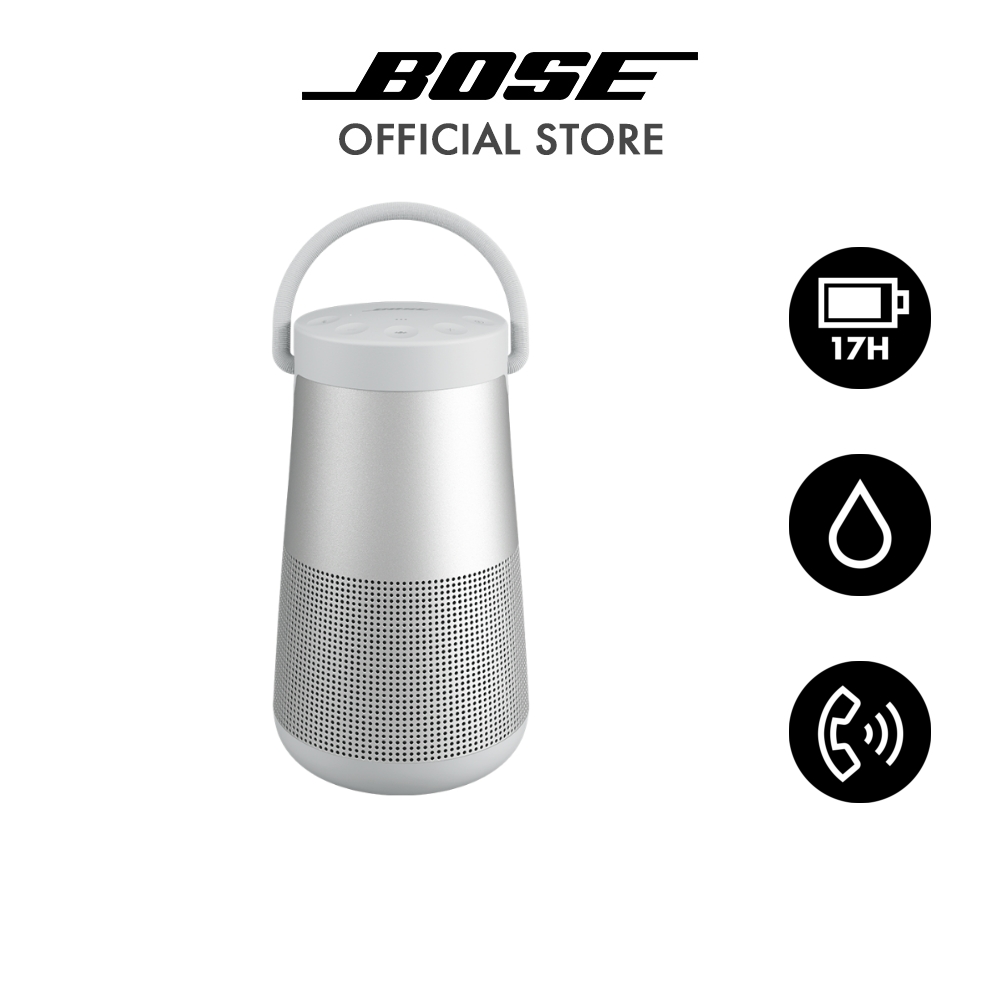 Bose SoundLink Revolve+(Series II), Portable & Long-Lasting Bluetooth Speaker with 360° Wireless Surround Sound,17 hours of battery life, Water & Dust resistant