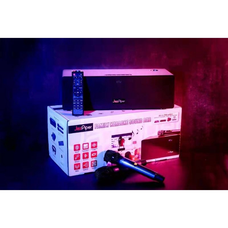 ?11/11 ?⭐Huge Promo⭐Jazpiper & Jazpiper plus  all-in-one KTV Family Karaoke set with 2 wireless Microphone Karaoke System Song Library via HP Control SG Local Warranty Local Retail Shop