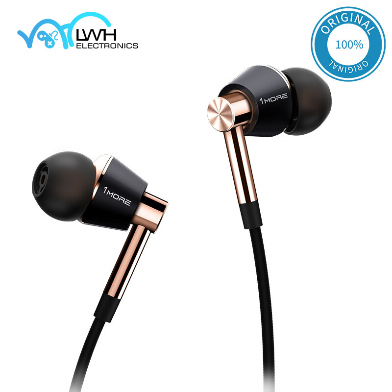 1MORE E1001 Triple Driver In-Ear Earphone Headphones With Mic