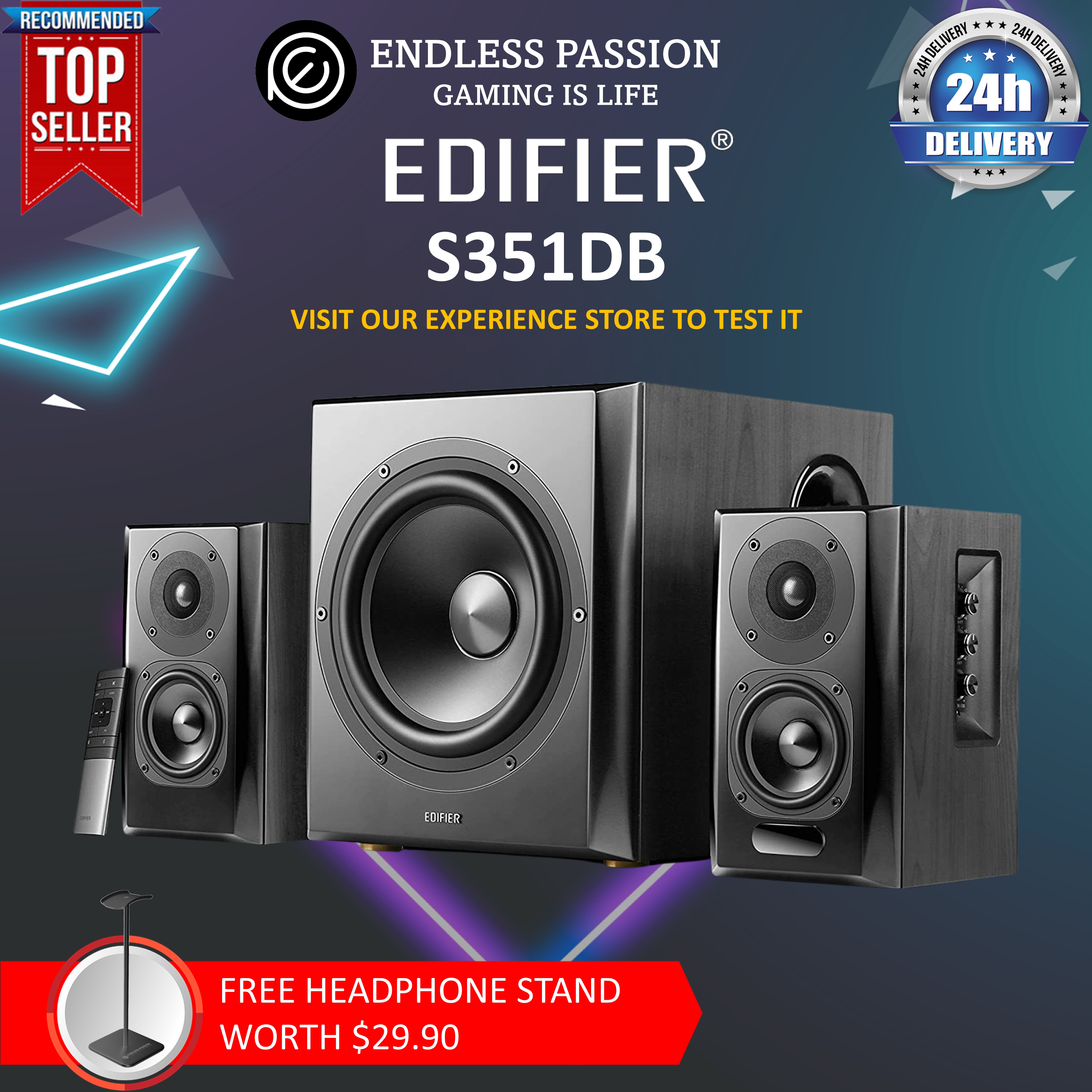 Edifier S351DB 2.1 Active Bluetooth Multimedia Speaker System